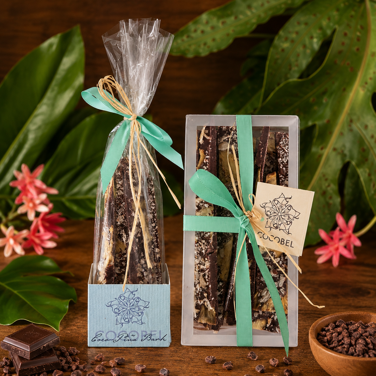 Coco Piña Chocolate Bark | 65% Dark Chocolate with Pineapple & Toasted Coconut