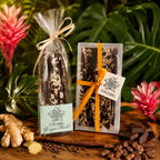 Ginger Chocolate Bark | 65% Dark Chocolate with Crystallised Ginger | Artisan Chocolate from Trinidad & Tobago