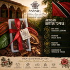 Brazil Nut Nib Toffee | Dark Chocolate Butter Toffee with Brazil Nuts & Cocoa Nibs | Artisan Trinidad Confection