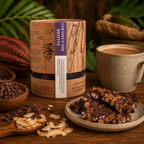 Coconut Nib Brittle | Dark Chocolate Coconut Brittle with Cocoa Nibs | Artisan Trinidad Confection