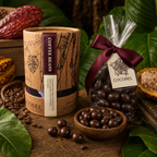 Coffee Bean Dragées | Trinidad Coffee Beans Coated in 65% Dark Chocolate | Artisan Chocolate