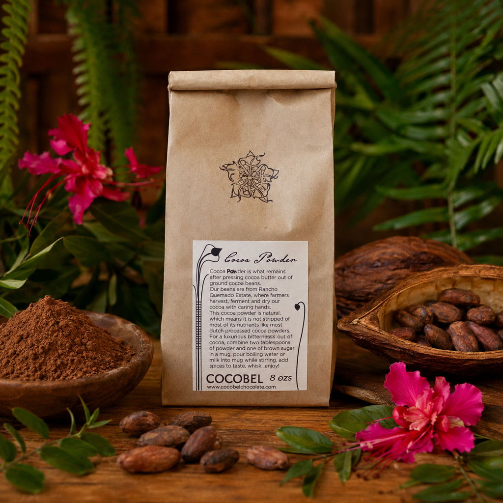 Natural Single-Origin Cocoa Powder | Non-Alkalized Premium Cocoa | Trinidad & Tobago