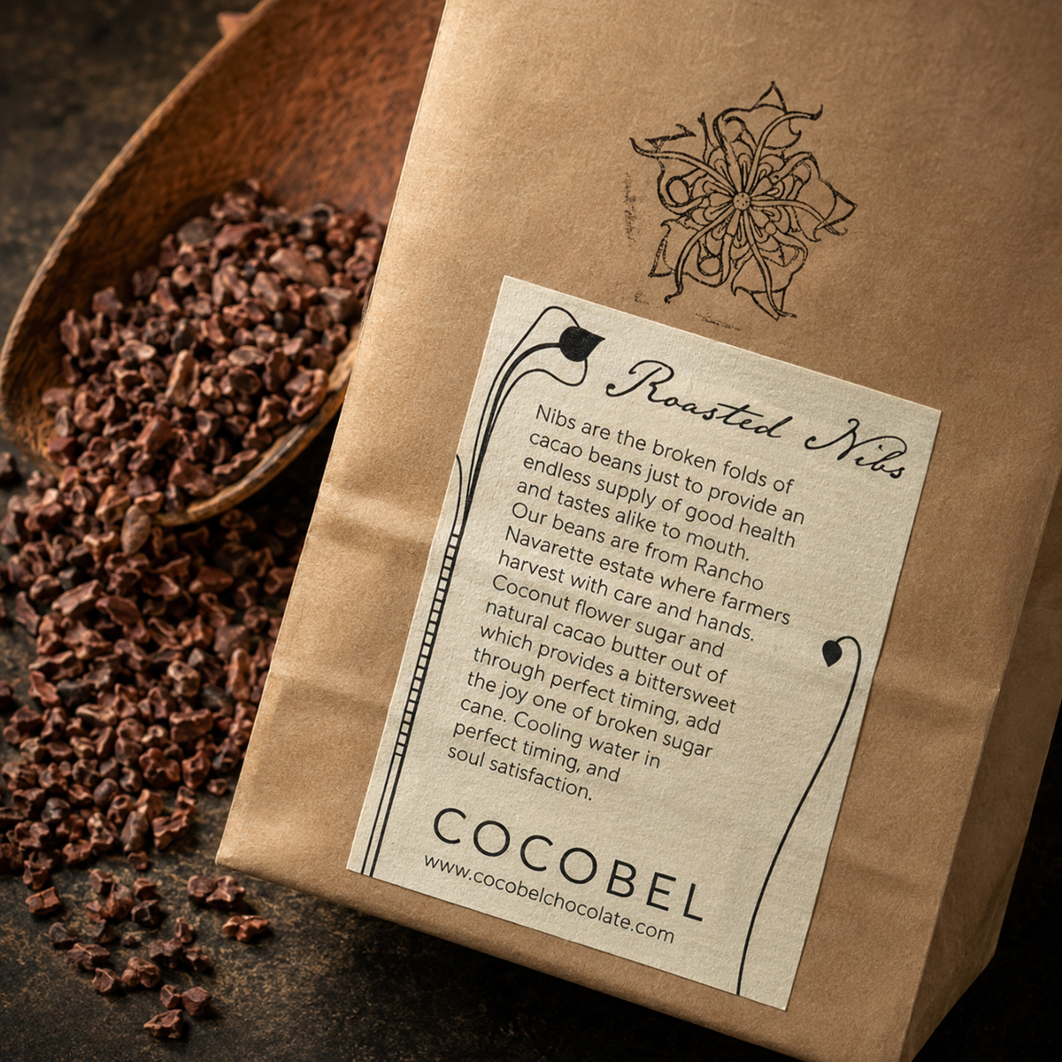 Roasted Cocoa Nibs | 100% Pure Cacao Nibs | Trinidad & Tobago
