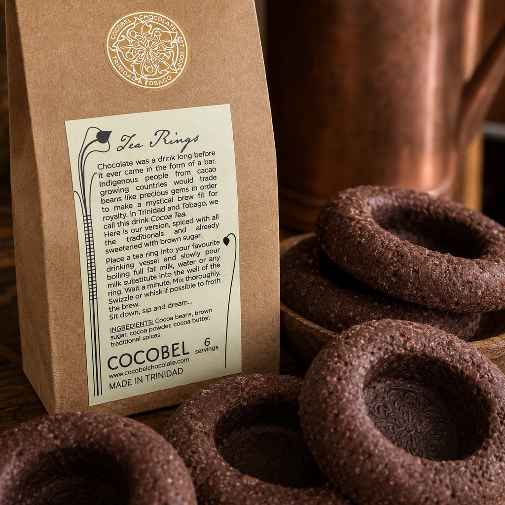 Cocoa Tea Rings | Spiced Drinking Chocolate | Traditional Trinidad & Tobago Cocoa Tea