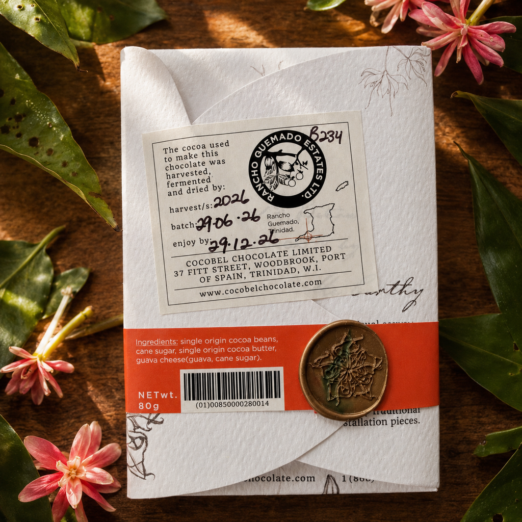Máliaba 65% Dark Chocolate with Guava Cheese | Single-Origin Trinidad Chocolate | Award-Winning