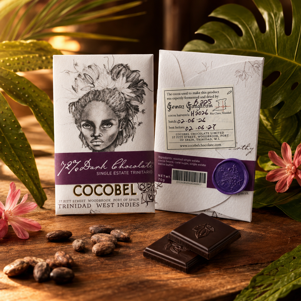 72% Single Estate Dark Chocolate | Trinitario Dark Chocolate from Trinidad & Tobago | Award-Winning