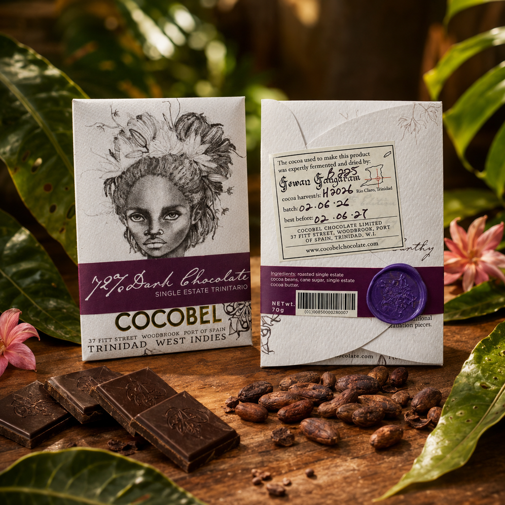 72% Single Estate Dark Chocolate | Trinitario Dark Chocolate from Trinidad & Tobago | Award-Winning