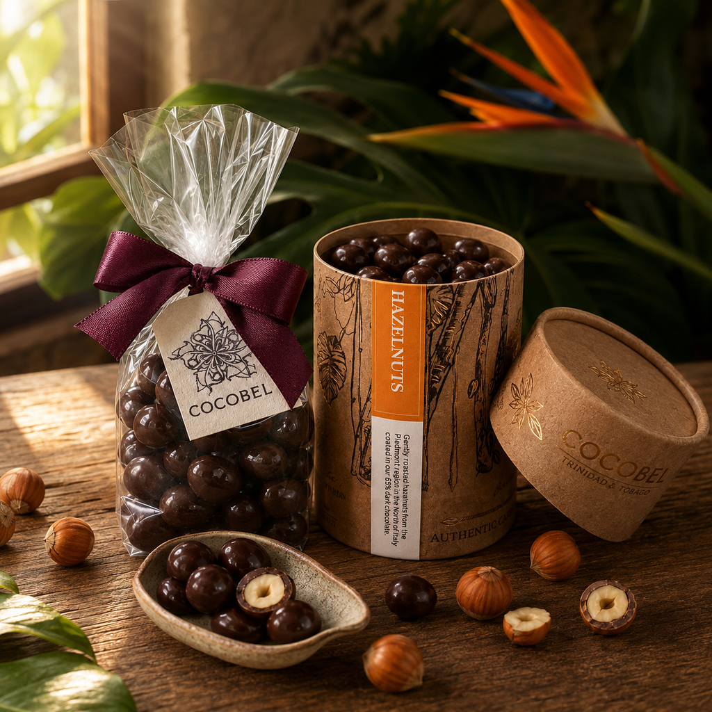 Hazelnut Dragées | IGP Piedmont Hazelnuts Coated in 65% Dark Chocolate | Artisan Chocolate