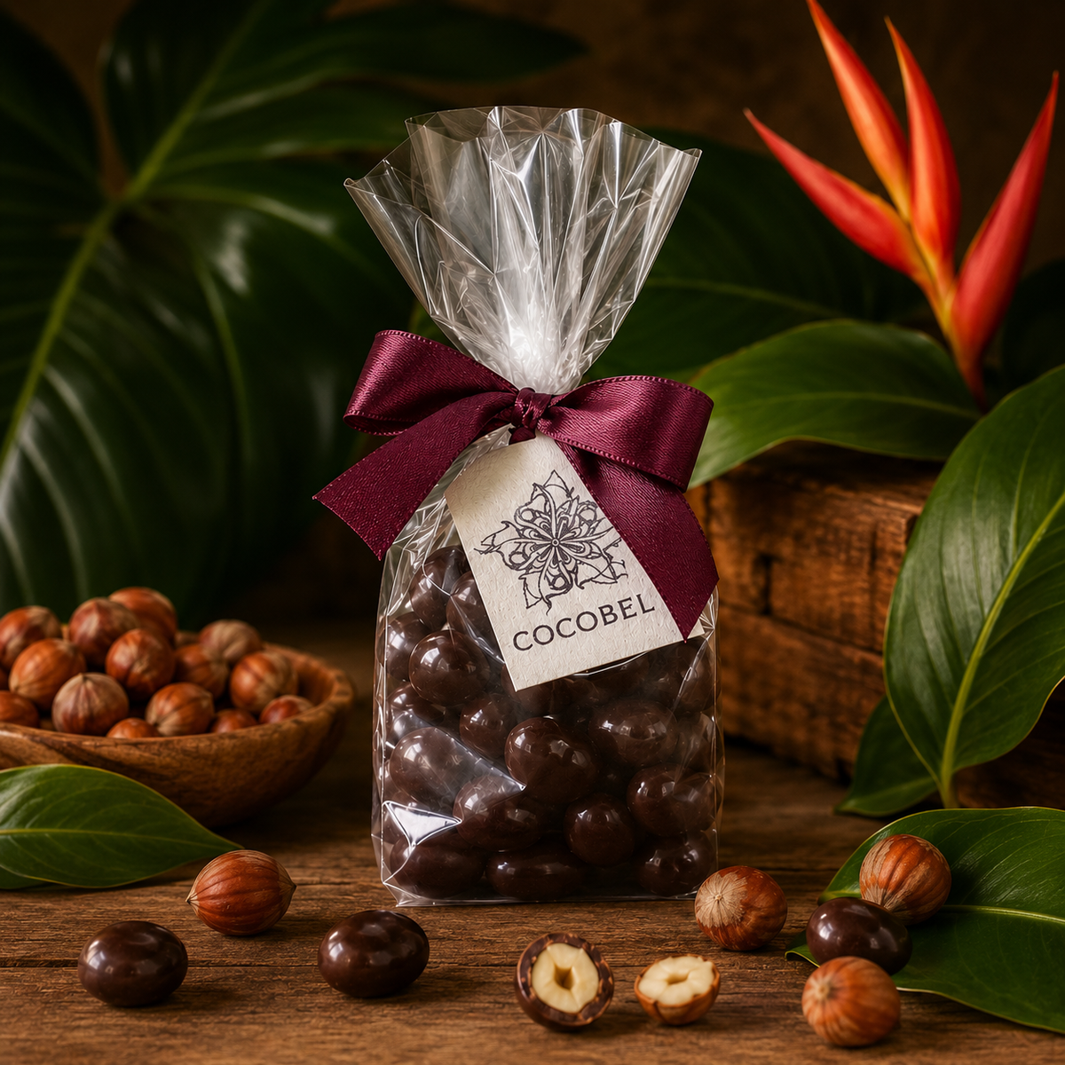 Hazelnut Dragées | IGP Piedmont Hazelnuts Coated in 65% Dark Chocolate | Artisan Chocolate